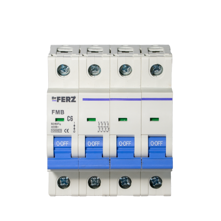 FMB-C 10kA 4P 06 х-ка C Автоматический выключатель